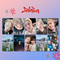 การ์ด LOMO, การ์ด SEVENTEEN, 10 ชิ้น/เซ็ต, ประกอบด้วย S.Coups, JOSHUA, JUN, HOSHI, WONWOO, WOOZI, DK