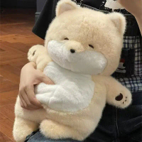 Búp Bê Đồ Chơi Nhồi Bông Shiba Inu Ngủ, Phong Cách Ngồi Xổm, Thú Nhồi Bông Shiba Inu, Búp Bê Đồng Hà