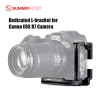 SUNWAYFOTO PCL-R7 L-bracket for Canon Eos R7 Arca Swiss Quick Release L Plate