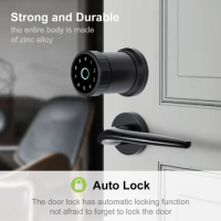 Tuya Electronic Smart Door Lock With Biometric Fingerprint lock Spherical Indoor fingerprint Electronic Code Lock Keyless entry