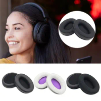 Pair Replacement Earmuffs Headset Earbuds Cover Headphones Accessories Ear Pads Ear Cushion for HyperX Cloud Mix Flight Alpha S