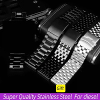Super Quality Stainless Steel Men's Watch Band For diesel DZ4316 DZ7395 DZ7305 DZ7401 DZ4476 Series 24MM 26MM 28MM 30MM