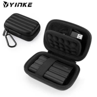 YINKE EVA Hard Case Compatible with Samsung T7 / T7 Touch / Shield SSD Hard Disk Drive Portable Travel Storage Protective Cover
