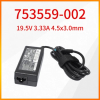 Original New PPP009C 19.5V 3.33A 4.5x3.0mm Power Adapter For HP Envy 4 Envy6 753559-002 710412-001 Charger