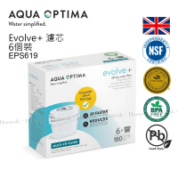 Evolve+ 濾水壺專用濾芯 (6件裝/180日用量) (EPS619) NSF認證