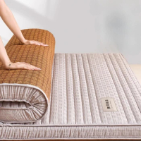 Latex Mattress Upholstery Thickened Tatami Mat Sponge Double Mattresses Luxury Mat Foldable Slow Rebound Mat Queen Full Size