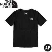 【The North Face 男 排汗透氣短袖上衣 AP《黑》】5374/排汗衣/短T恤休閒短袖