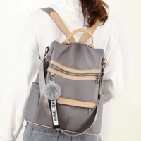 Bags 3 In 1 High Quality Anti-theft Backpack Women Waterproof Oxford Shoulder School Bags for Teenager Girls Rucksack Travel Bag