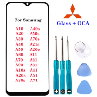 Front Outer Touch Glass Lens For Samsung Galaxy A10s A20s A30s A40s A50s A70s A11 A21 A31 A41 A51 A71 A20E A21S A10 A20 A30 A40