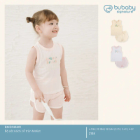 BU Baby (6M-5Y) Bộ sát nách cổ tròn Bubaby Molist - BMD140401| Quần áo chính hãng