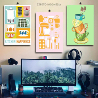 41-51 WALLDECOR KAMAR GAMBAR POSTER DAPUR 20X30 TXKJK/NHUKM / FRAME POSTER / HIASAN DINDING KAMAR DE