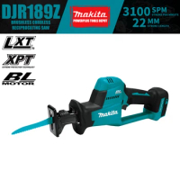 Makita DJR189Z 18V LXT Brushless Cordless One-handed Reciprocating Saw 3100SPM 18V Power Tools