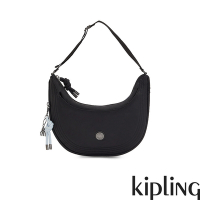 Kipling 經典率性黑月彎型側肩包-HANIA B