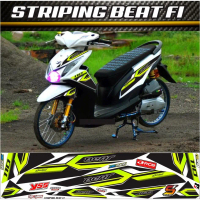 STIKER VARIASI MOTOR BEAT FI 2012 2013 2016 /STRIPING BEAT FI /  STIKER HONDA BEAT FI 2014 MOTIF SIM