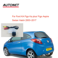 Autonet 1280*720P fisheye Rear view camera For Ford KA+ Figo Ka plus Figo Aspire Sedan hatch 2003~2017 2TH 3TH led lamp housing
