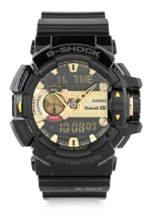 G-shock Casio G-SHOCK Jam Tangan Pria - Black Rosegold - Resin - GBA-400-1A9DR