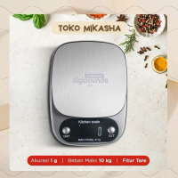 Taffware Digipounds Timbangan Dapur Mini Digital Scale 10kg 1g Z3S Stainless Steel Plastik Akurasi 1