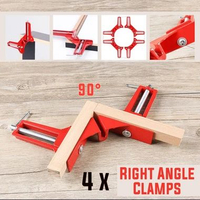 Klem Sudut Siku 90 Derajat 75mm Penjepit Corner Clamp Klem Pigura ZK147