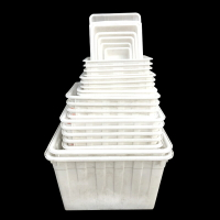 周轉箱 加厚水箱PE塑料水箱 塑料周轉箱水產養殖服裝倉庫泡瓷磚箱