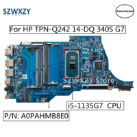 Refurbished SZWXZY For HP OEM 14-DQ 340S G7 Laptop Motherboard With I5-1135G7 CPU DA0PAHMB8E0 0PAH 100% Teted Fast ship