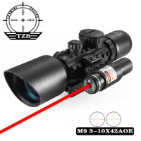 TZB 3-10x42 Holographic Sight Hunting Scope Outdoor Reticle Sight Optics Sniper Deer Tactical Scopes M9 Model Riflescope