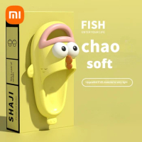 Xiaomi Shaji Ugly Fish Slippers Winter Warmth Indoor Home Couple Slippers Bedroom Non Slip Shoes Sandals Can Be Worn Externally
