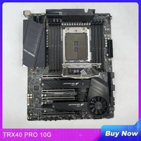 For Msi Desktop Motherboard Socket sTRX4 DDR4 256GB PCI-E4.0 SATA3 M.2*2 USB3.2 ATX TRX40 PRO 10G
