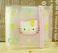 【震撼精品百貨】Hello Kitty 凱蒂貓~KITTY卡片收納盒-金香