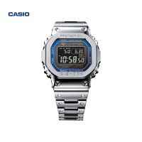 卡西歐旗艦店GMW-B5000小銀塊方塊耐摔時尚金屬運動手表男G-SHOCK【北歐居家生活】