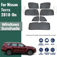 For Nissan Terra X-Terra 2018-2023 2024 Magnetic Car Sunshade Shield Front Windshield Curtain Window Uv Protection Sun Shade