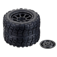 權世界@汽車用品 日本SEIKO 輪胎造型 磁鐵吸附式 煙灰缸 可隨身攜帶 黑色 ED-244