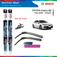 Bộ gạt mưa BOSCH Aerotwin 26 & 18 inch, TOyota Camry (dòng Q) đời xe 2010 đến nay, gạt nước Camry