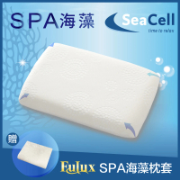 Fulux 弗洛克 買一送一 海藻SPA記憶枕 高密度100D水性減壓記憶棉(標準型 曲線型 台灣製 廠內自行生產)