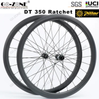 700c Carbon Wheels Disc Brake DT 350 Pillar 1423 UCI Approved 25mm / 26mm Width Clincher Tubeless Tubular Road Bicycle Wheelset