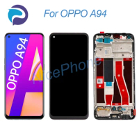 for OPPO A94 LCD Screen + Touch Digitizer Display 2400*1080 CPH2203 A94 LCD Screen Display