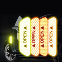 Car OPEN Reflective Tape Warning for Audi A1 A2 A3 A4 A5 A6 A7 A8 B5 B6 B7 B8 C5 C6 Q2 Q3 Q5 Q7 TT S3 S4 S5 S6 S7
