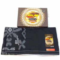 P♥S3 SARUNG ATLAS PREMIUM 750 TUMPAL KEMBANG S♥55