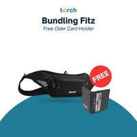 [BUNDLING] TORCH FITZ WAIST BAG RUNNING TAS PINGGANG OLAHRAGA JOGGING PRIA WANITA + FREE ODER WALLET
