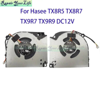 Laptop CPU Fan พัดลมระบายความร้อน CPU GPU สำหรับโน้ตบุ๊ก Hasee Tx8r9 Tx8r5 Tx8r7 Tx9r7 Tx9r9 RTX 406
