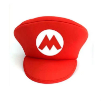 [Tiktok] Sent from Thailand  Mario Hat, Cute Hat, Cap, Red Hat, es with a Mustache 55011