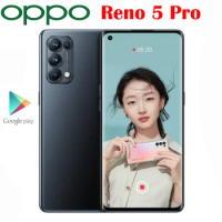 Original New Official OPPO Reno 5 Pro 5G Cell Phone Octa Core Dimensity 1000+ 6.55inch OLED 64MP Camera 4350Mah 65W Super VOOC