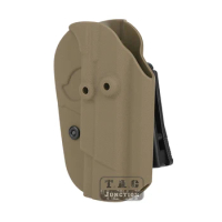Tactical HSG Style OWB Kydex Waist Holster Right Hand TEK-LEK Back Clip Holster For COMP-TAC Beretta 92 M9 DE