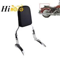 Motorcycle Passenger Rear Sissy Bar Backrest Cushion Pad Kit For Honda Shadow Aero 1100 1998 1999 2000 2001 2002 98 99 00 01 02