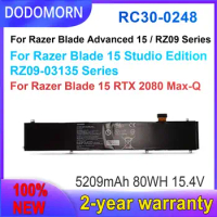 DODOMORN New RC30-0248 Battery For Razer Blade Stealth 15 2018 2019 2020 2021 RTX 2060 2070 2080 RZ09-02385 RZ09-02386