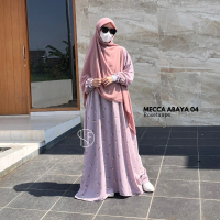 MECCA ABAYA MOTIF DRESS Gamis Wanita Muslim Mewah