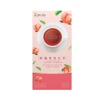 【BeeZin康萃】輕孅蜜桃紅茶x1盒(12公克/包;7包/盒)