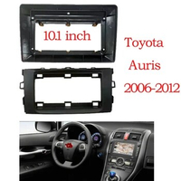 10.1Inch Car Radio Fascia For Toyota Auris 2006-2012 Android GPS MP5 Stereo DVD Player 2 Din Head Unit Panel Dash Frame Trim Kit