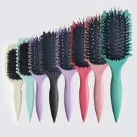 Hollow Comb Air Cushion Comb Bounce Curl Define Styling Tangled Hair Comb Hair Massage Anti-static Hollow Out Wet Curly Hair