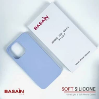Casing iPhone 13 Pro Case Soft Silicone BASAIN Original - Sierra Blue