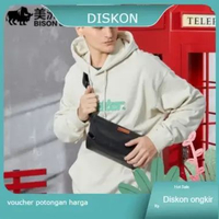 Temukan Bison Denim-Tas Selempang / Massenger Bag Pria Kulit Sapi Asli (N20269-1B)